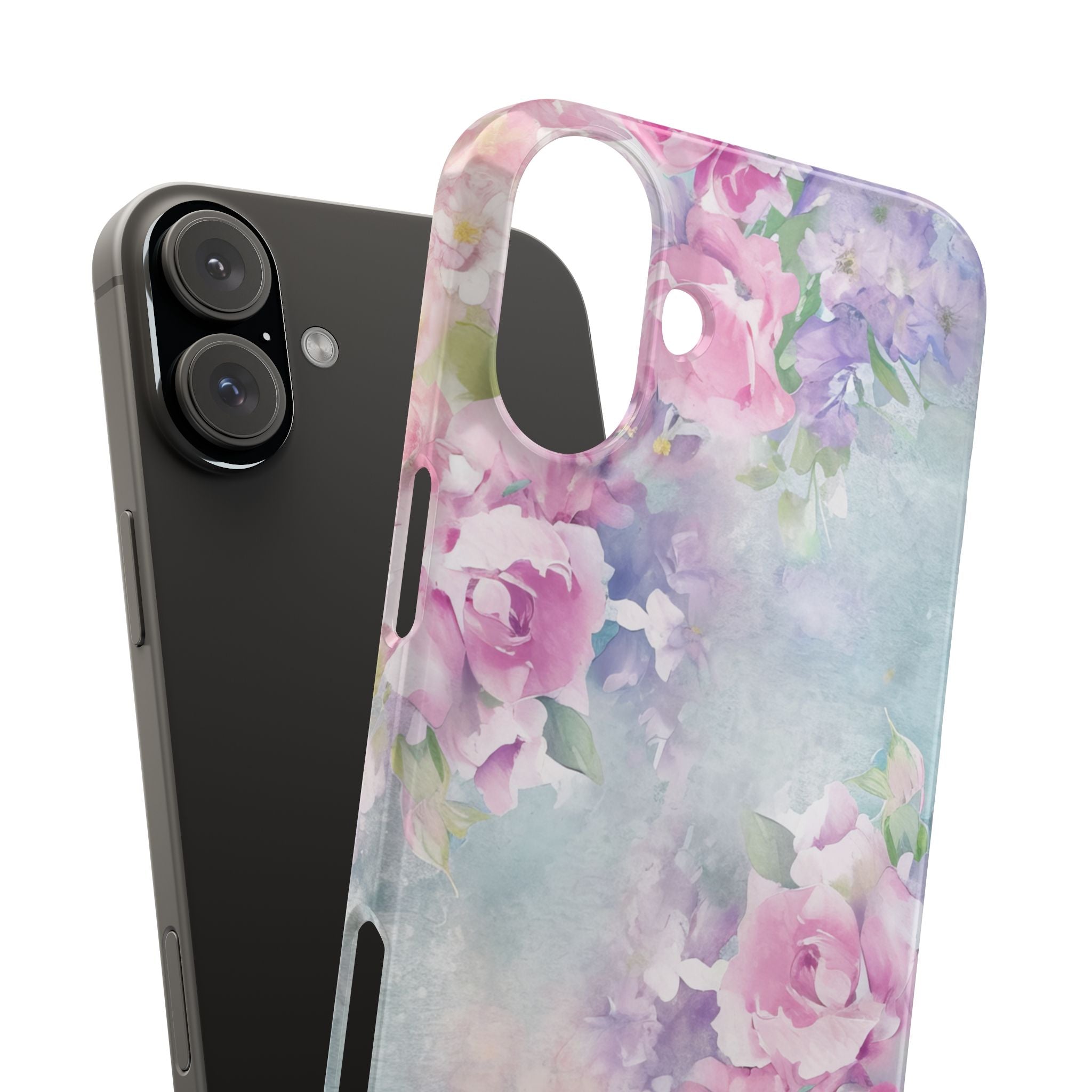 Dreamy Floral Watercolor - Slim iPhone 16 Phone Case