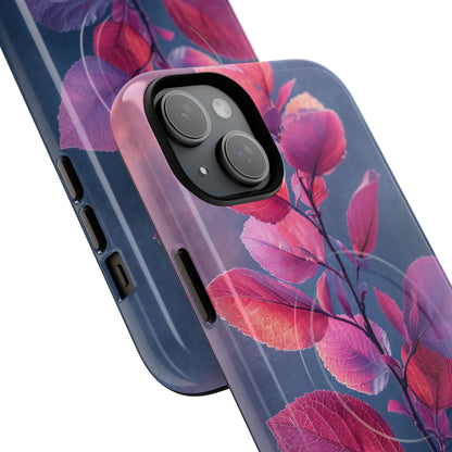 Pink Blue Nature - Tough + MagSafe® iPhone 15 Phone Case