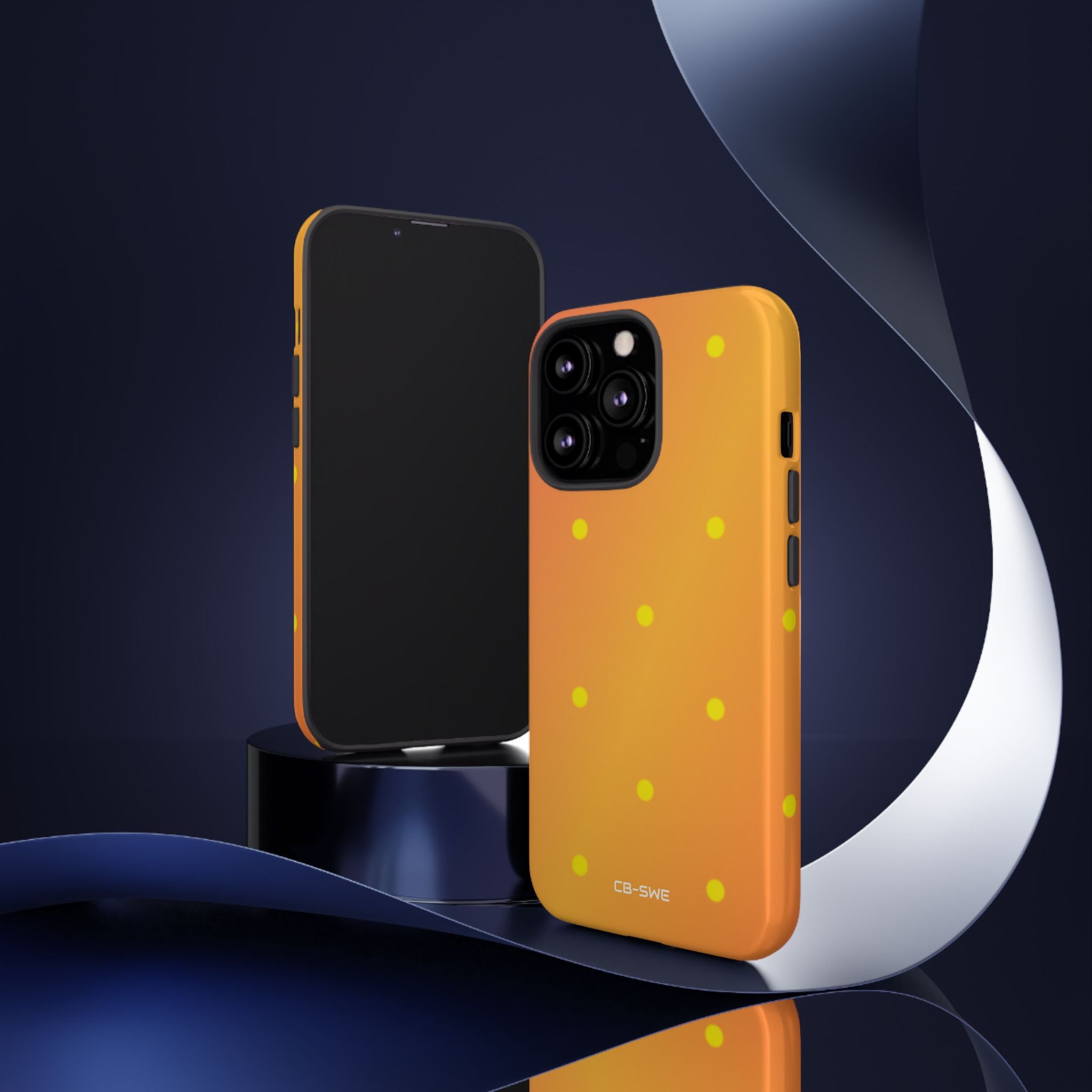 Sunset Dots Radiance - iPhone Case