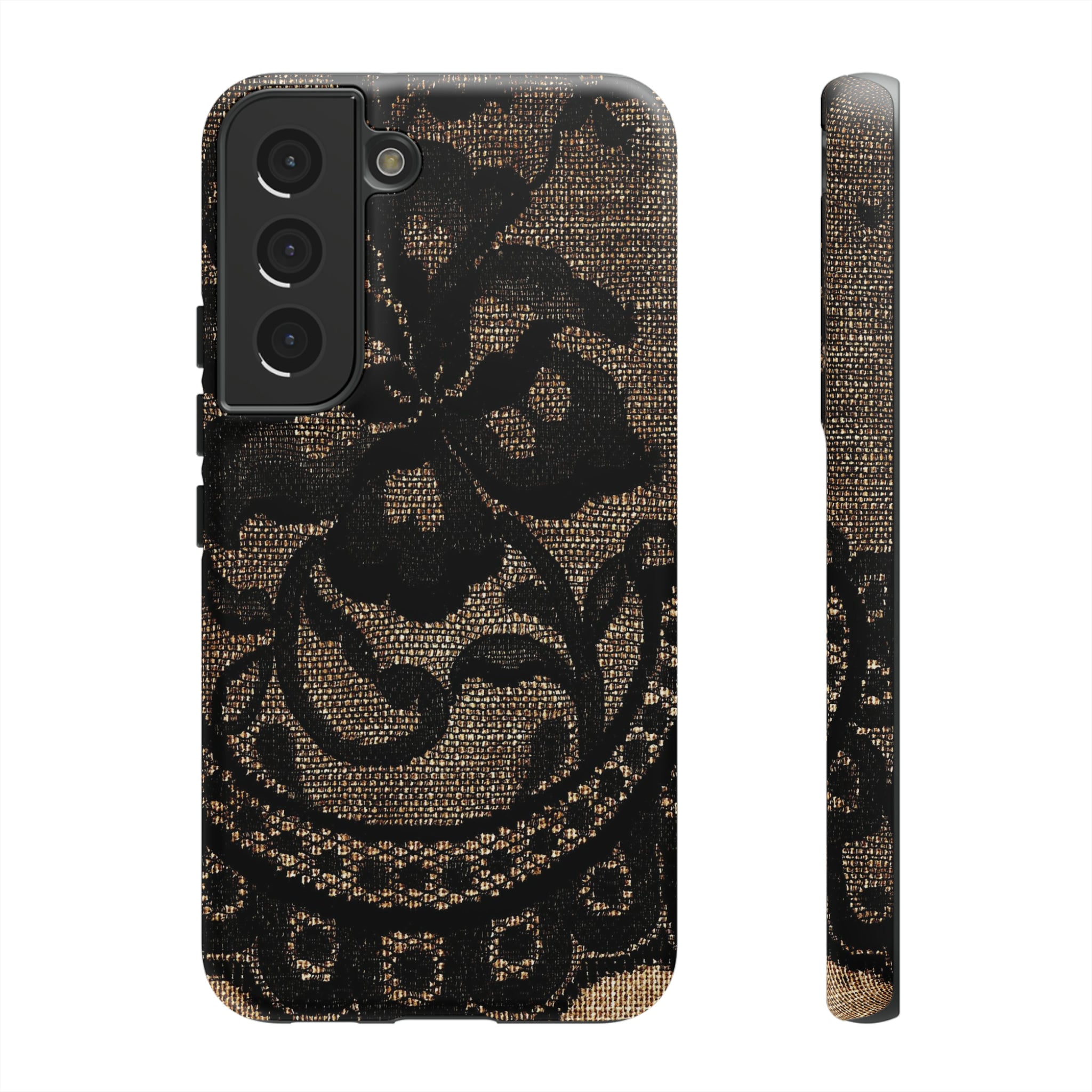 Broomrose Gothic Flower - Protective Phone Case