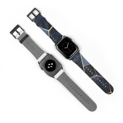 Golden Mosaic Navy - Watch Band
