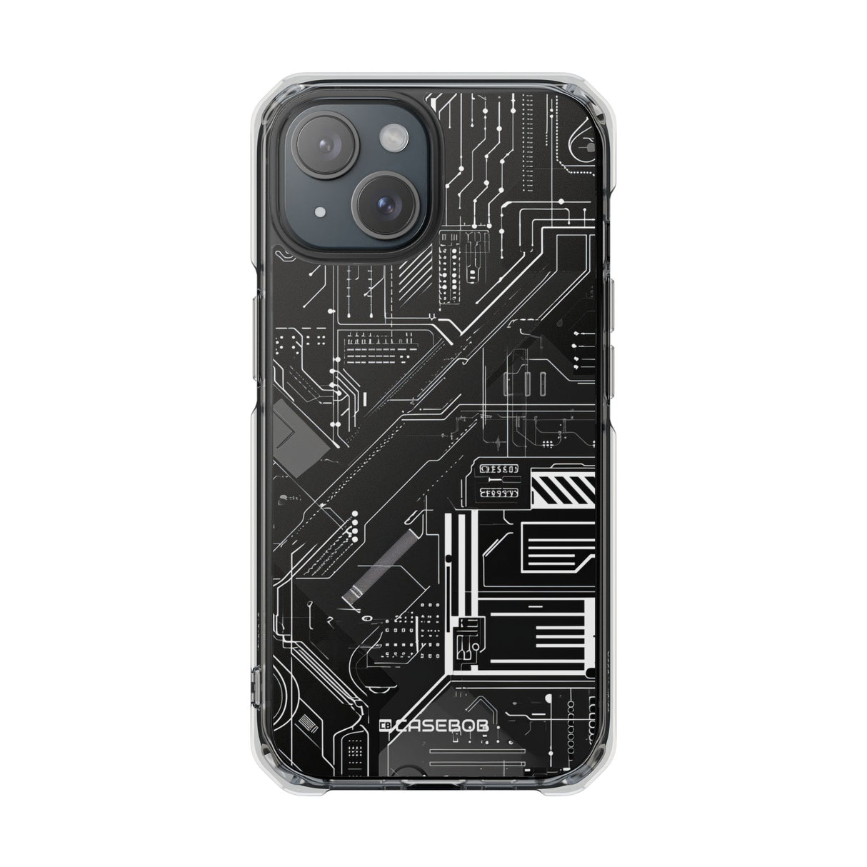 Circuit Overdrive - Phone Case for iPhone (Clear Impact - Magnetic)