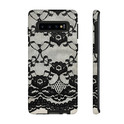 Lilrunge Gothic Flower - Protective Phone Case