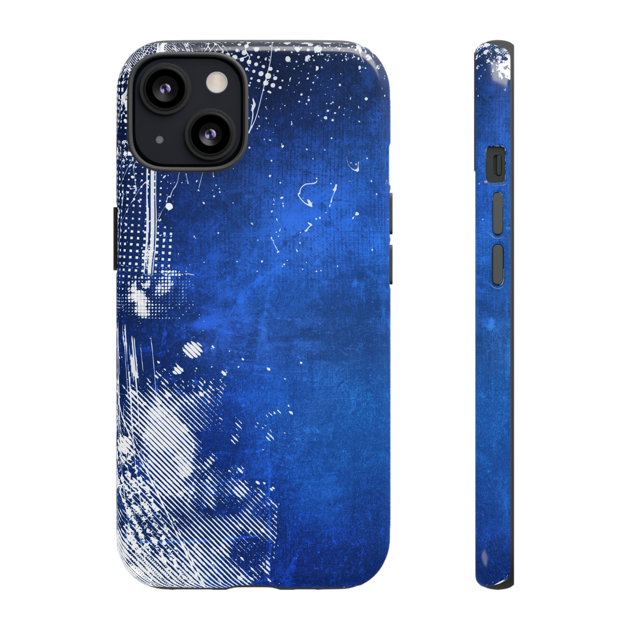 Grunge Blue - Protective Phone Case