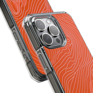 Pantone Tangerine  | Phone Case for iPhone (Clear Impact Case - Magnetic)