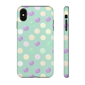 Pastel Dot Delight - Schutzhülle fürs Handy