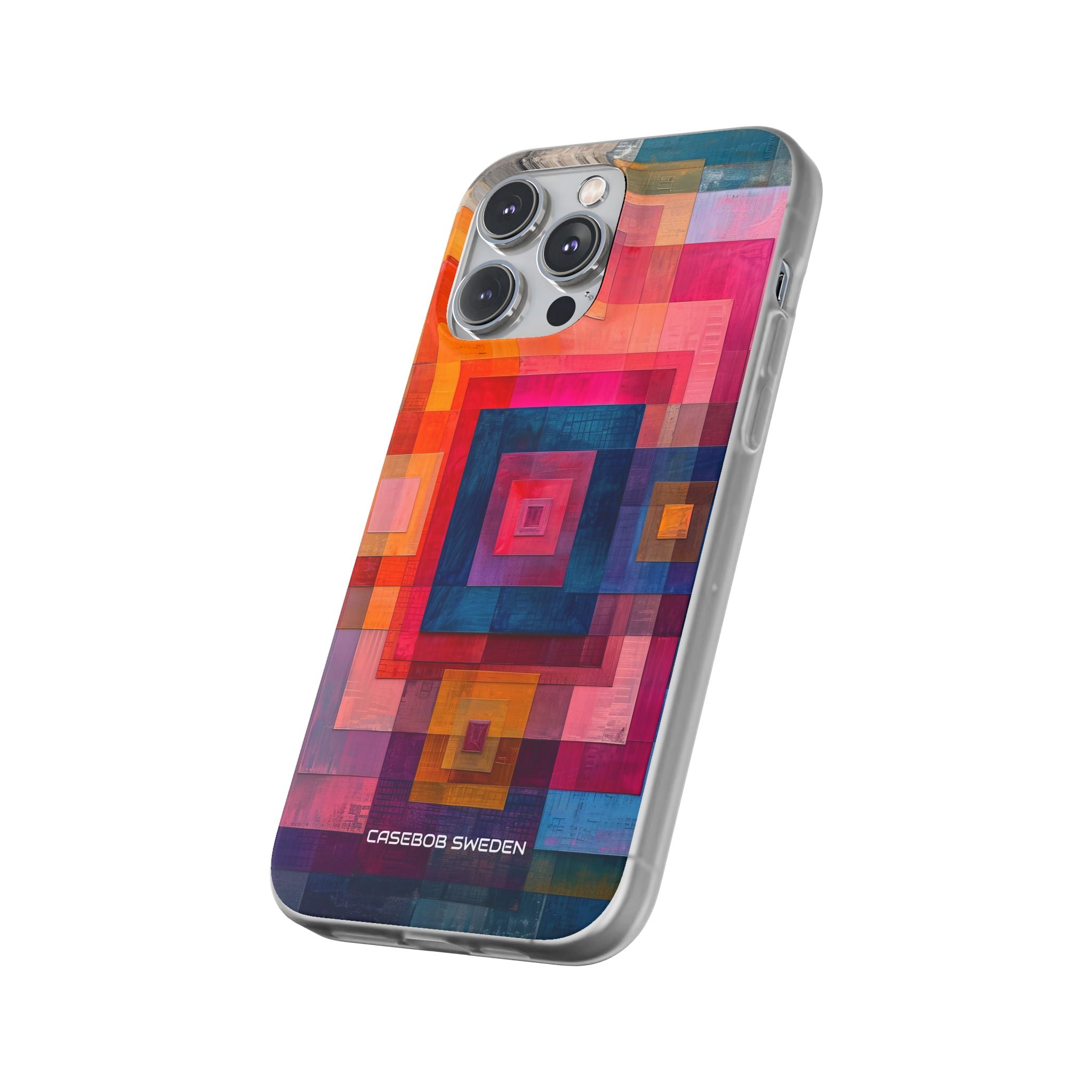 Vibrant Geometry - Flexi iPhone 14 Phone Case