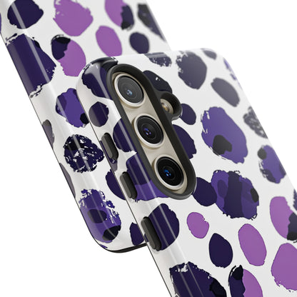 Purple Inkblots Samsung S24 - Tough Phone Case