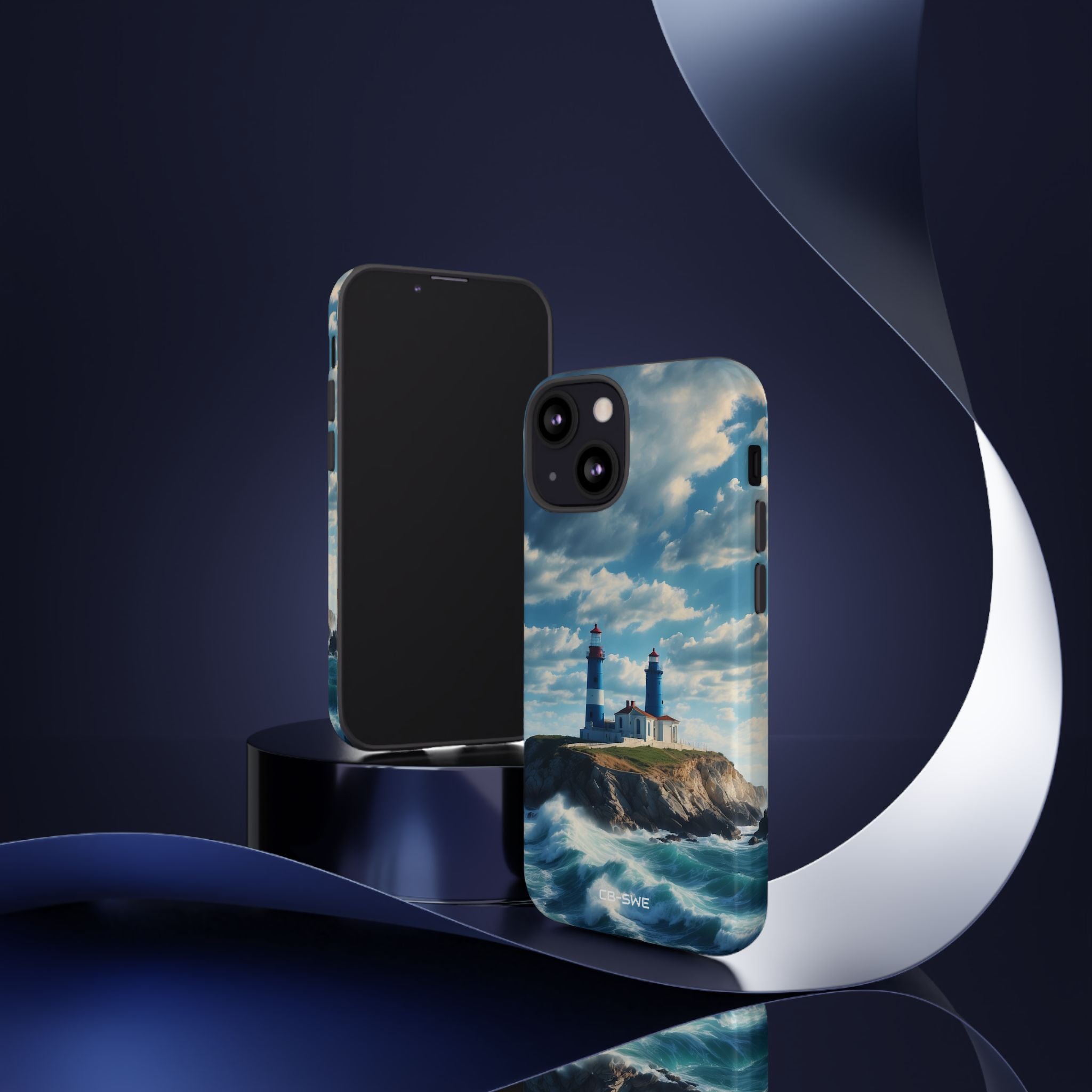 Lighthouse Guards Waves - iPhone Case