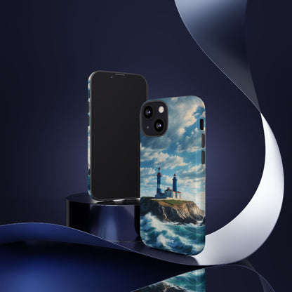Lighthouse Guards Waves - iPhone Case