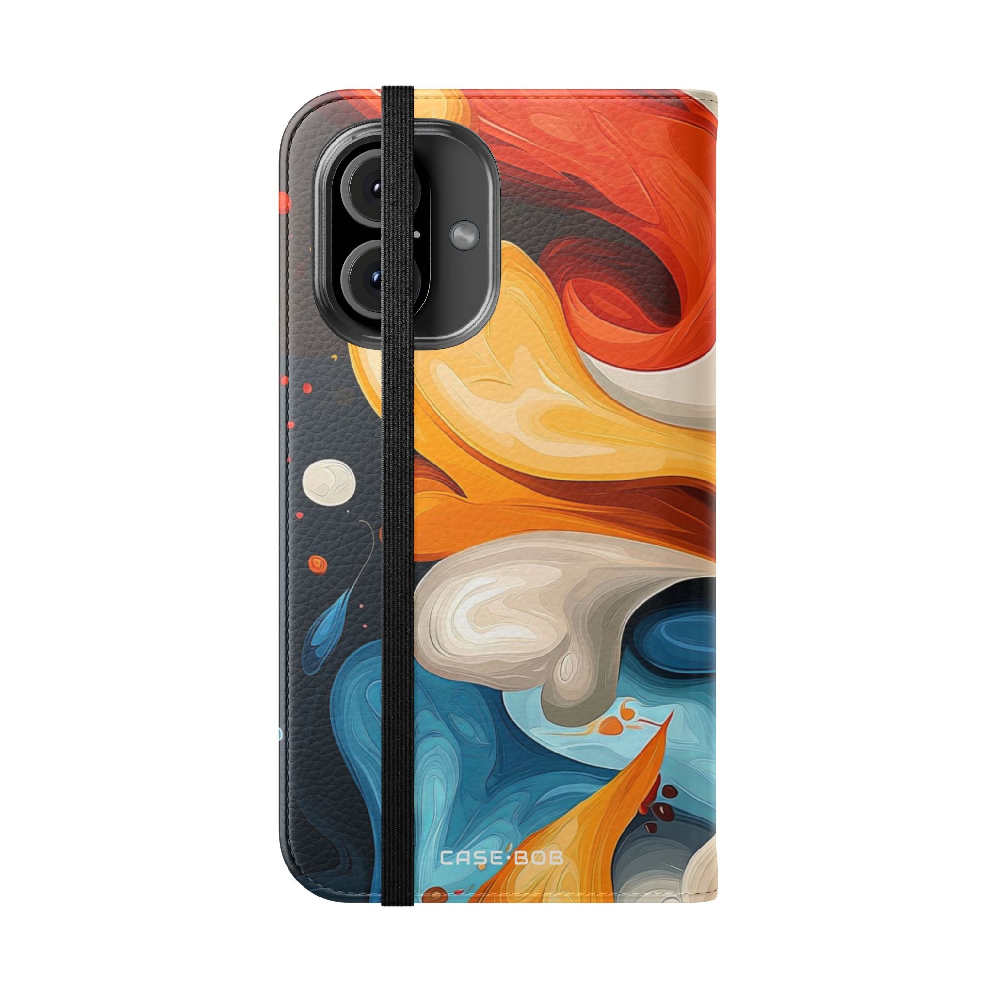 Fiery Swirl - iPhone 16  Case - Wallet