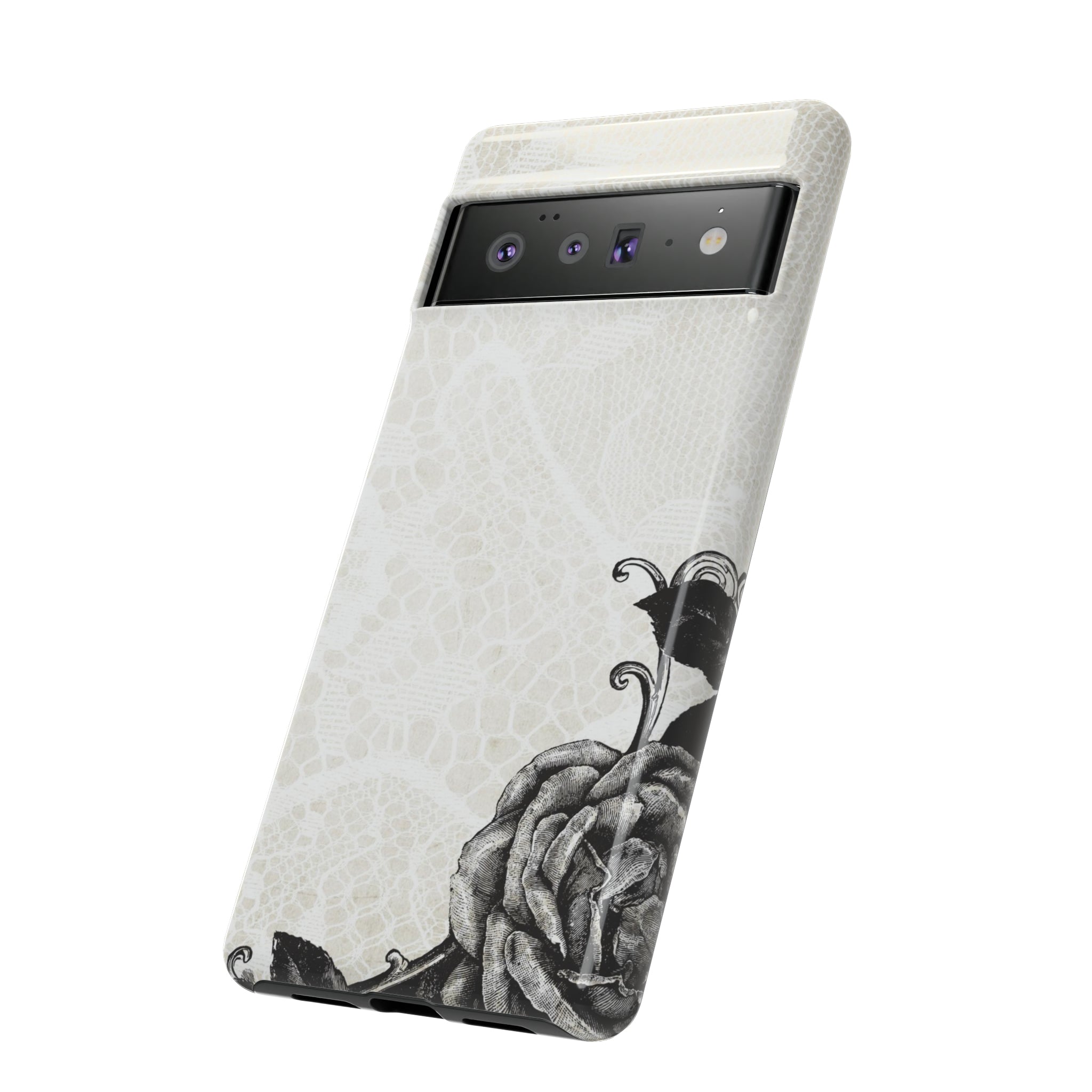 Rosett Gothic Flower - Protective Phone Case