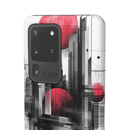 Cyber Gridscape | Slim Phone Case for Samsung