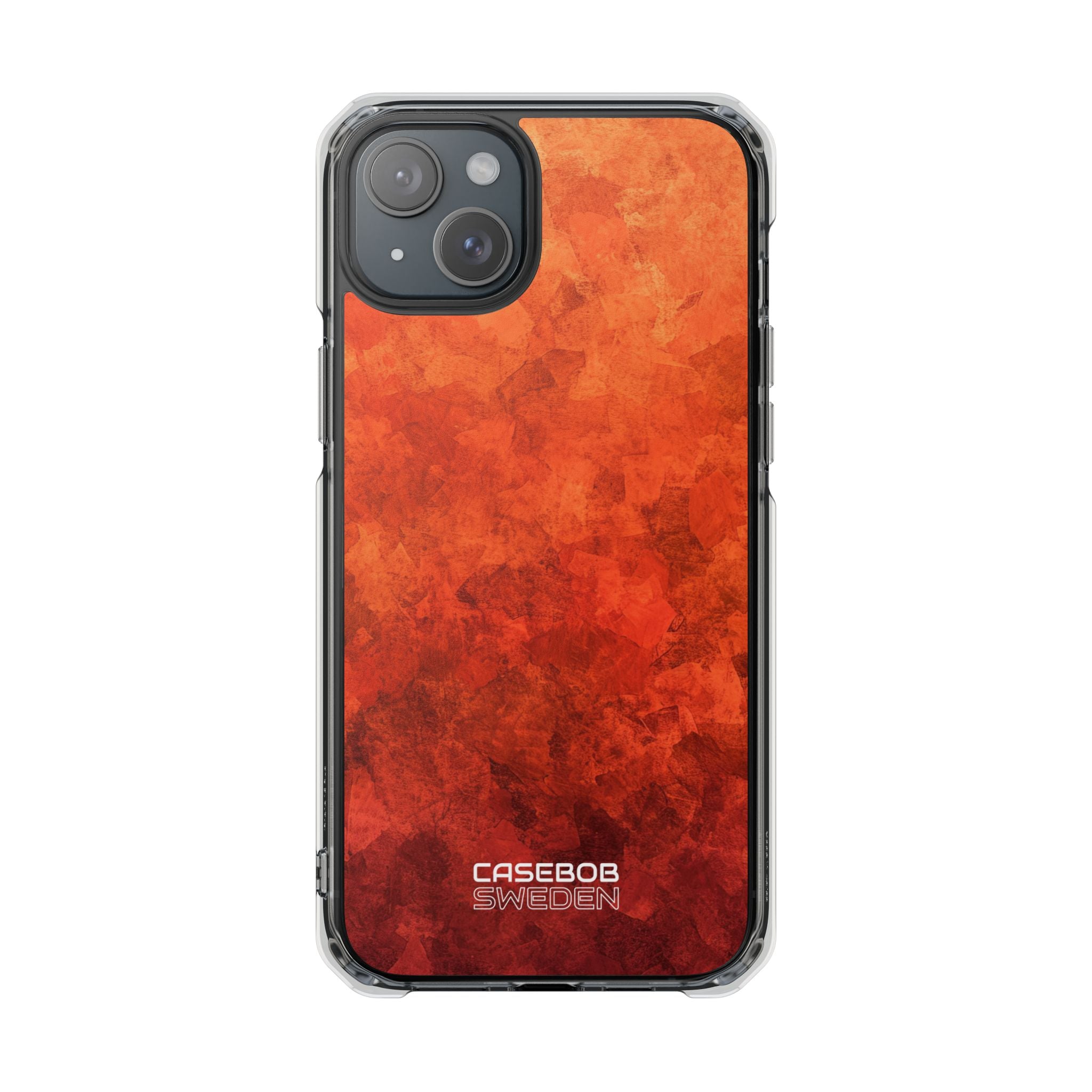 Strati d'Autunno Cremisi iPhone 15 - Impact Clear+