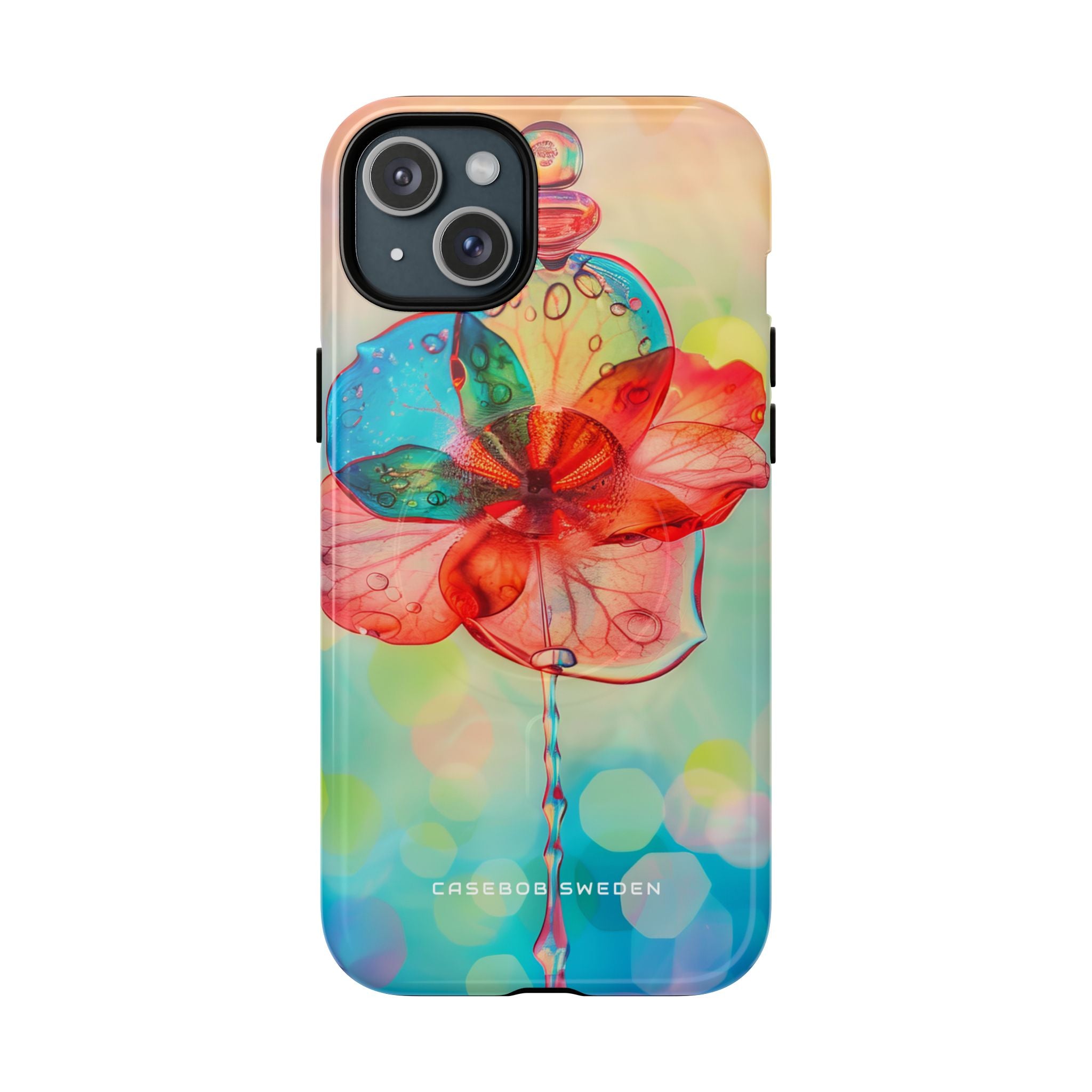 Ethereal Glass Flower iPhone 15 | Tough+ Phone Case