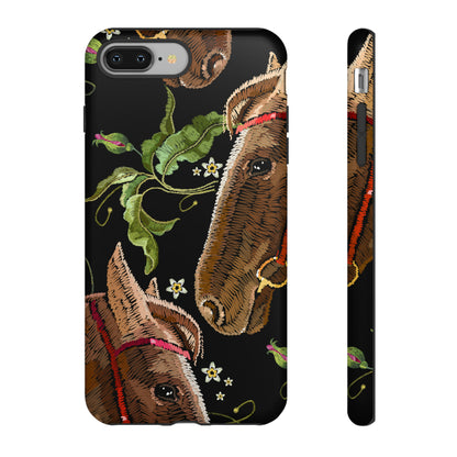 Horse Drawing - Protective Phone Case