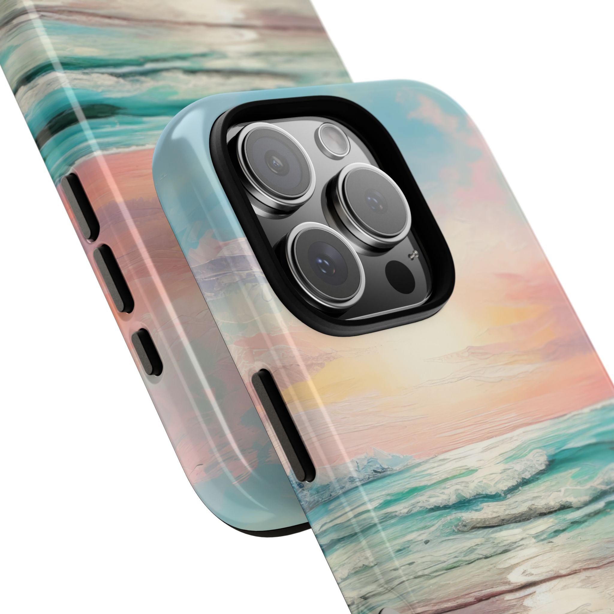 Waves Glistening Softly - iPhone Case