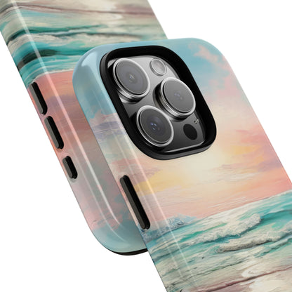 Waves Glistening Softly - iPhone Case