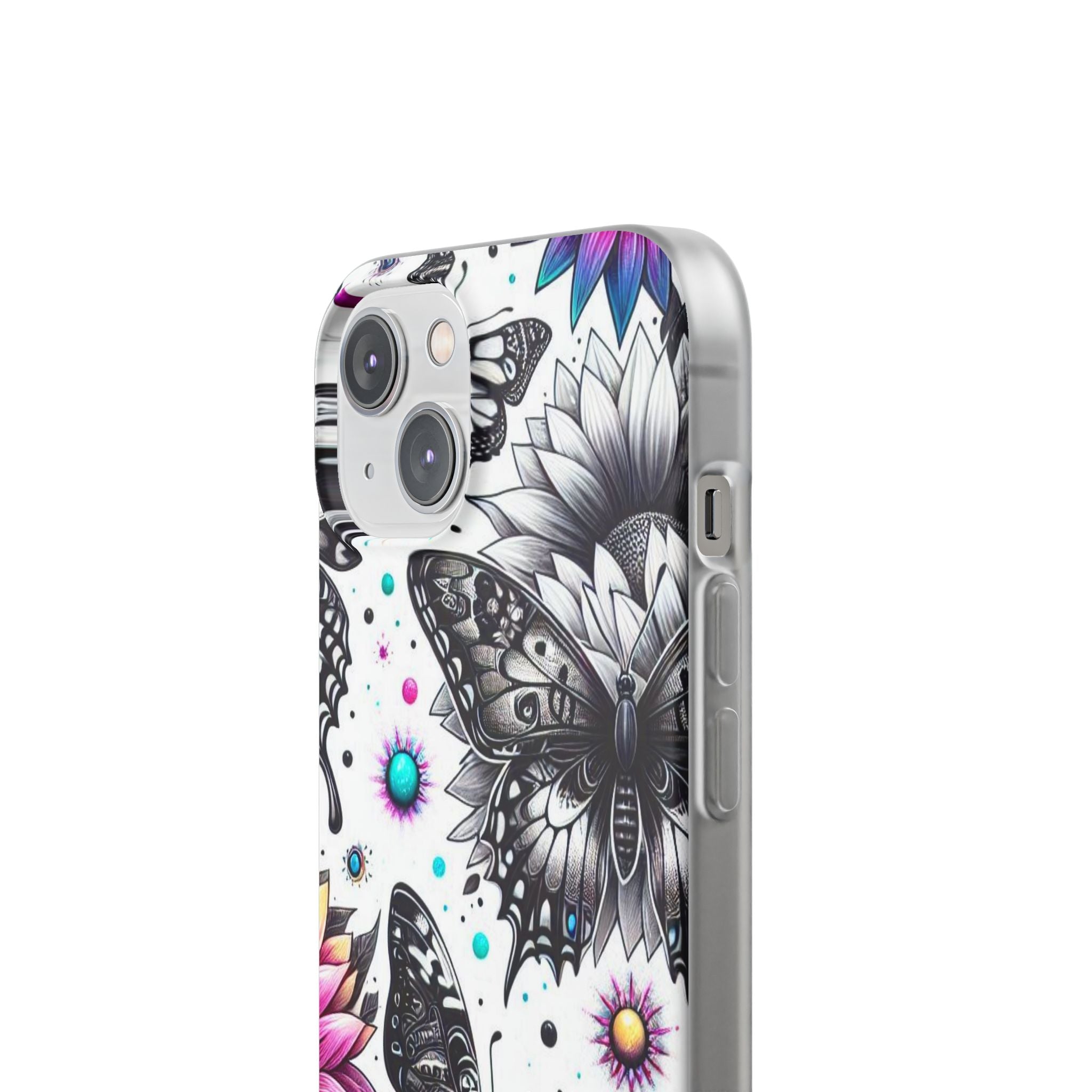 Butterfly Bloom iPhone 14 Case - Soft