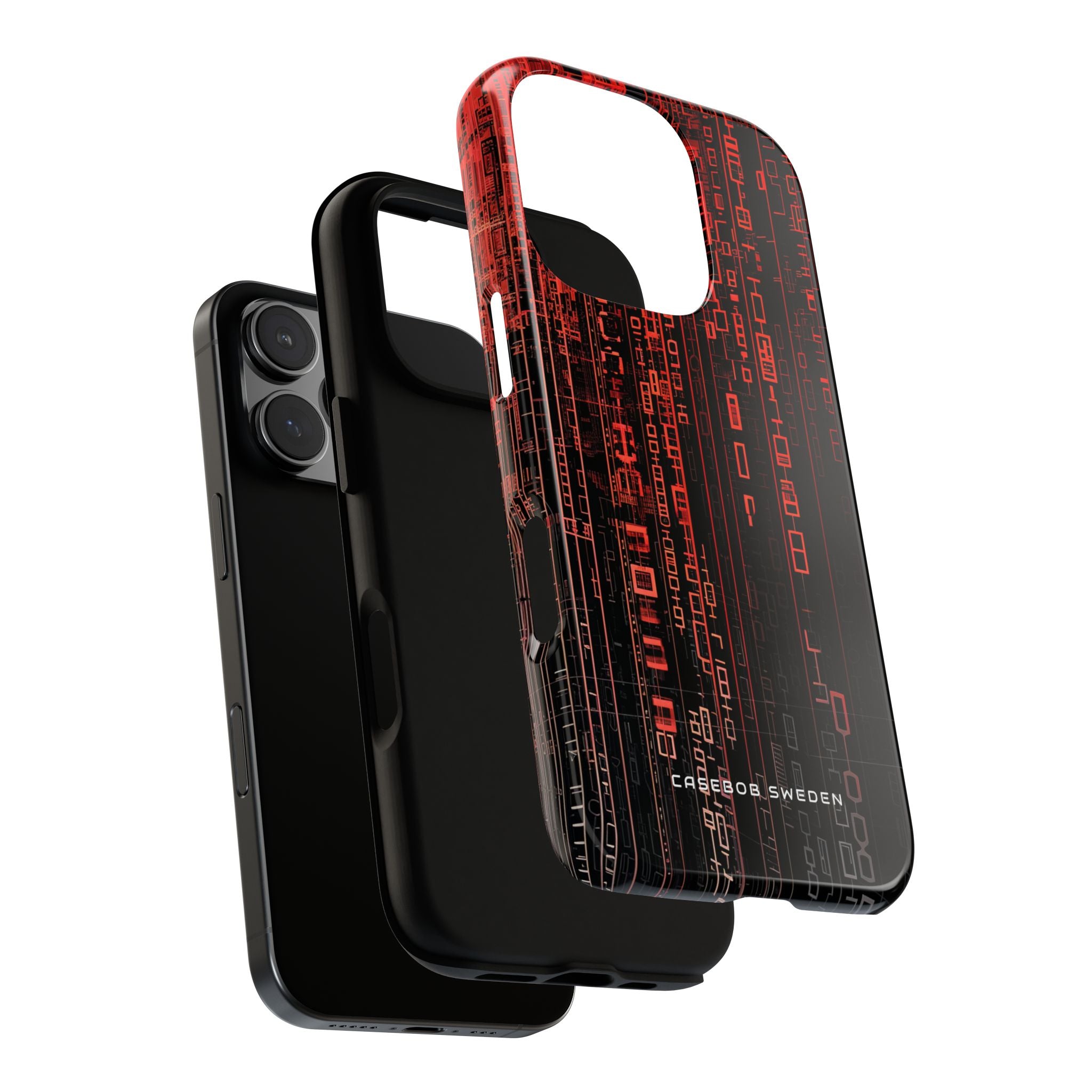 Gradient Cyberflux Network iPhone 16 - Tough Phone Case