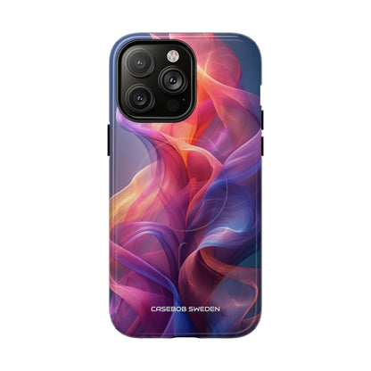 Violet Orange Flow - Tough + MagSafe® iPhone 14 Phone Case