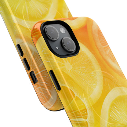 Citrus Splash Burst iPhone 15 - Tough+