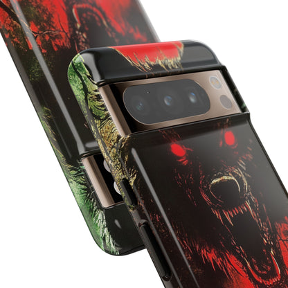 Crimson Wolf Google Pixel 8 Pro Case - Tough
