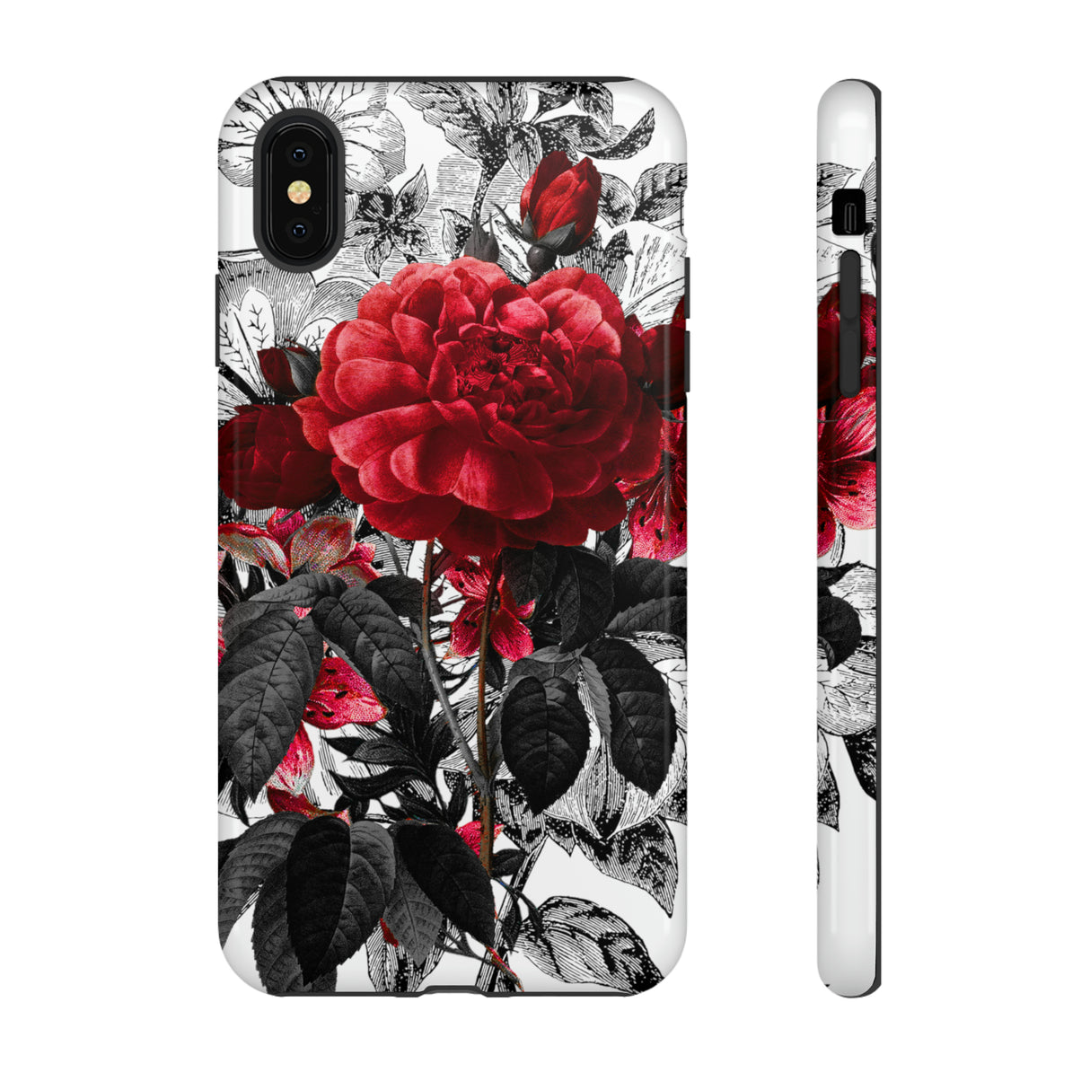 Grunicked Gothic Flower - Protective Phone Case