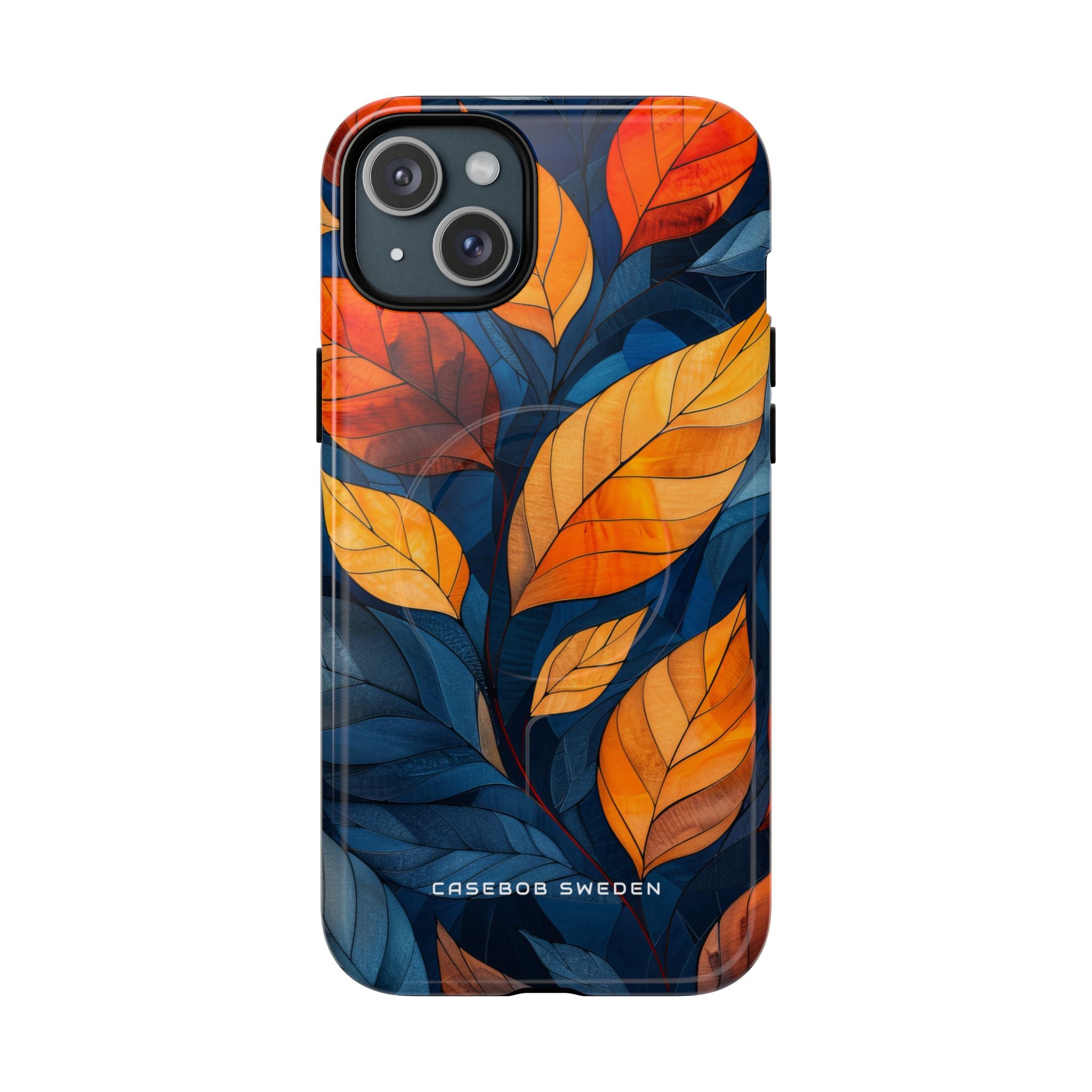 Stained Glass Blossoms iPhone 15 | Tough+ Phone Case