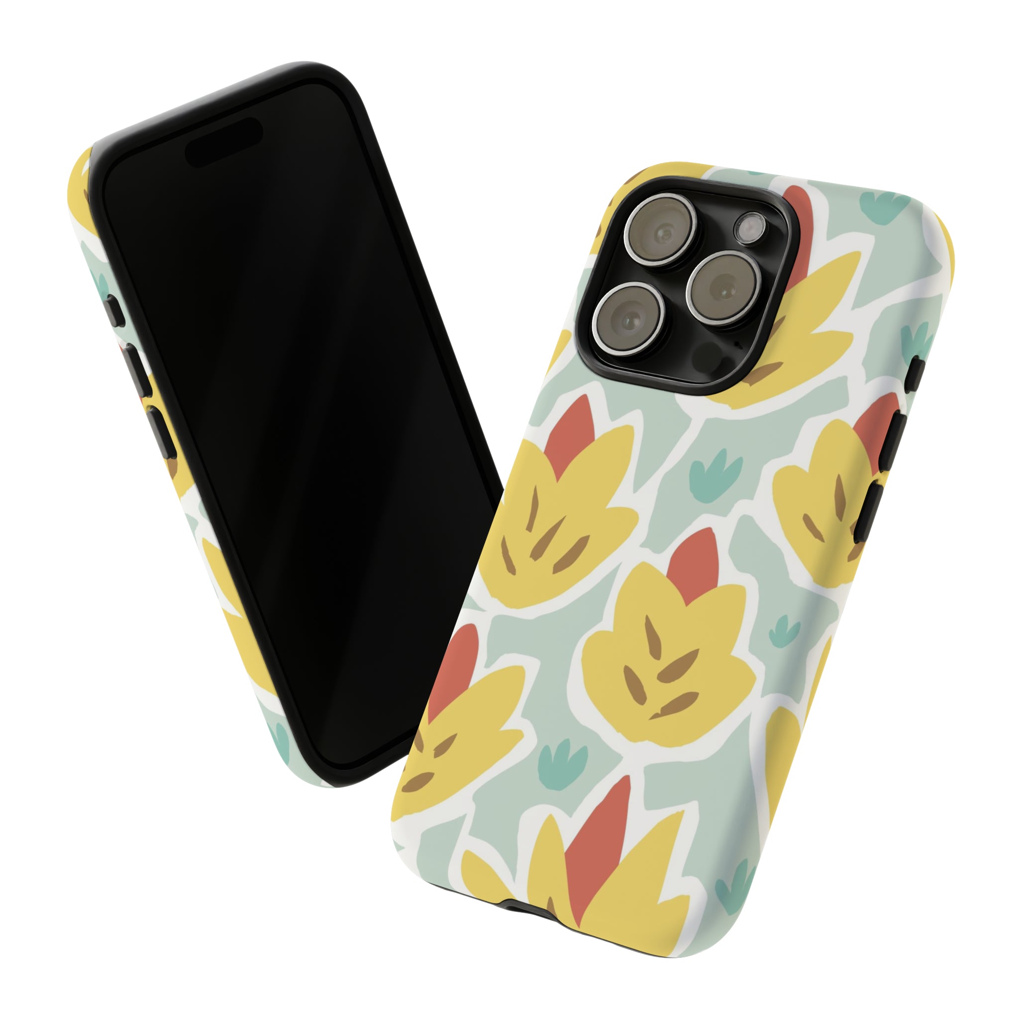 Summer Yellow Happy Flower - Protective Phone Case