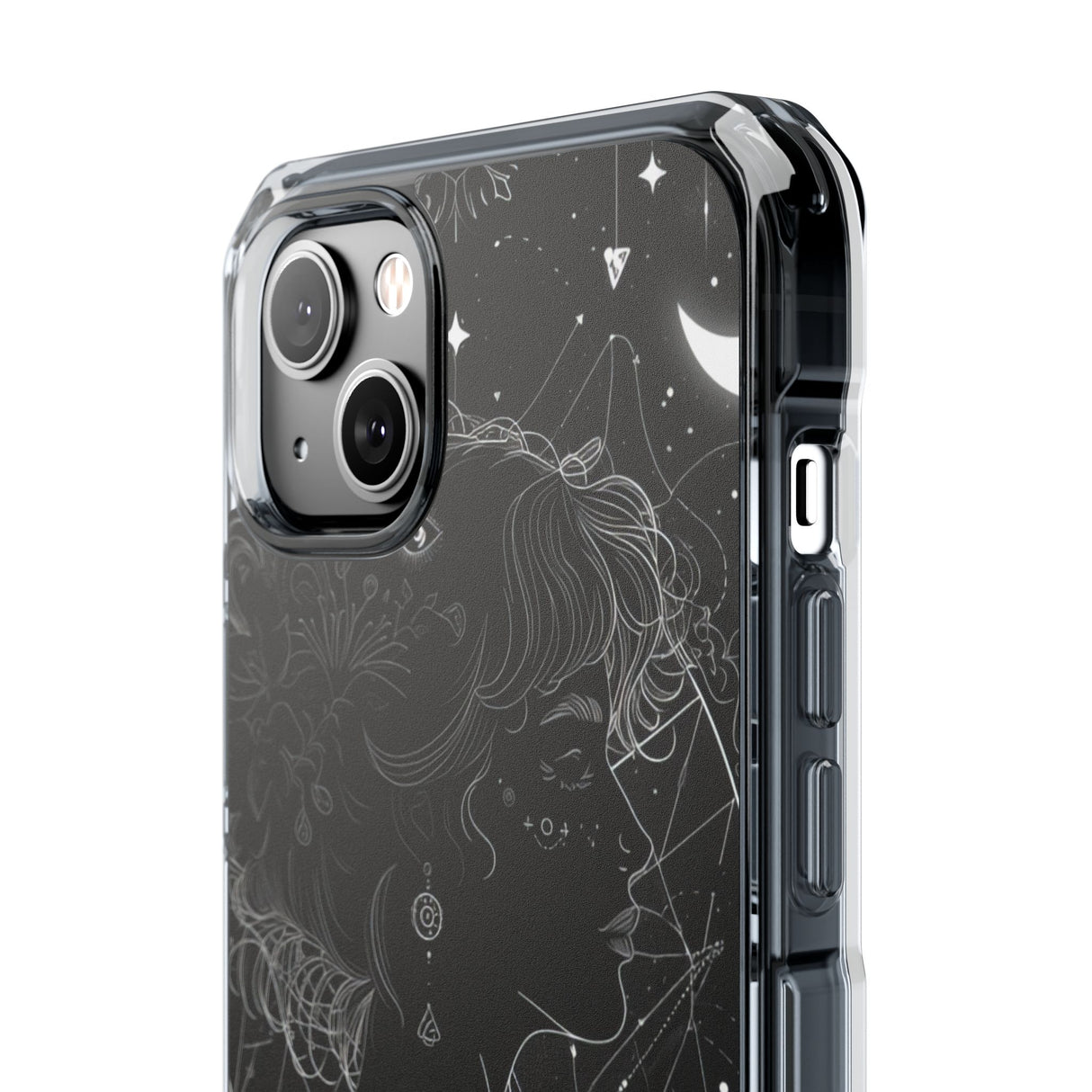 Mystic Starlit Serenity - Phone Case for iPhone (Clear Impact - Magnetic)