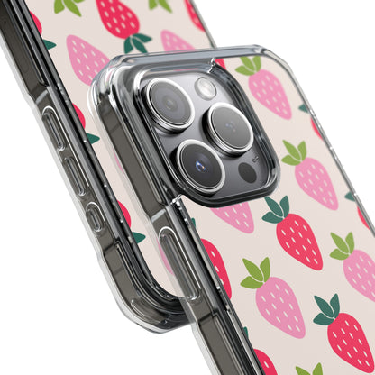 Vibrant Strawberry Rhythm iPhone Case - Impact