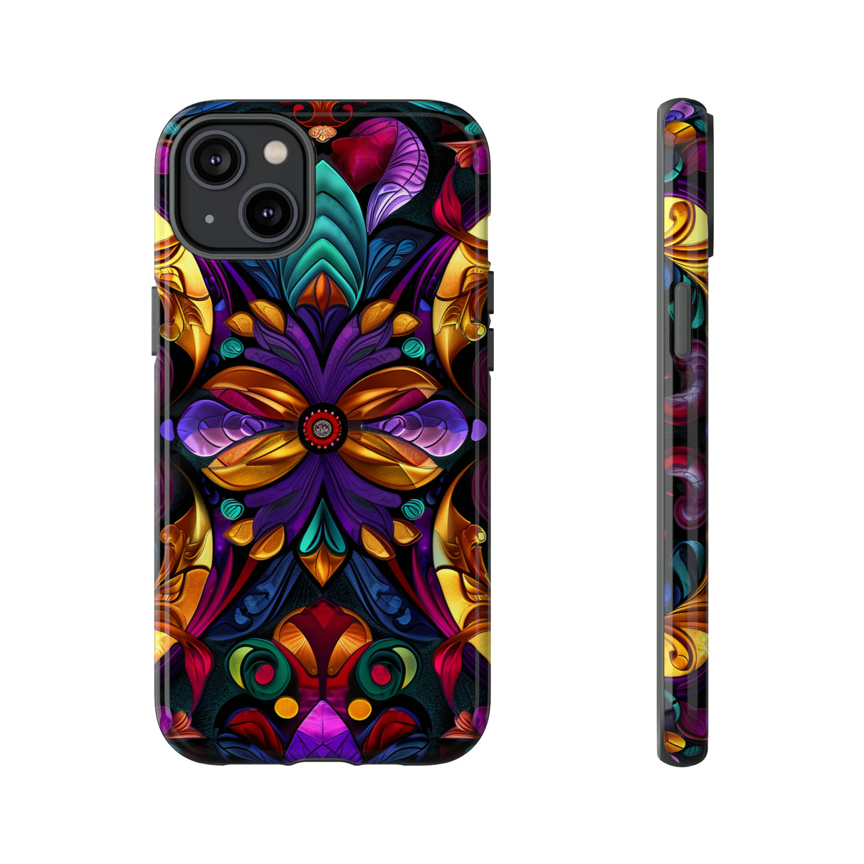 Gothic Stained Glass Majesty - Protective Phone Case