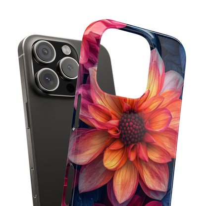 Fiery Bloom Harmony iPhone 16 - Slim Phone Case