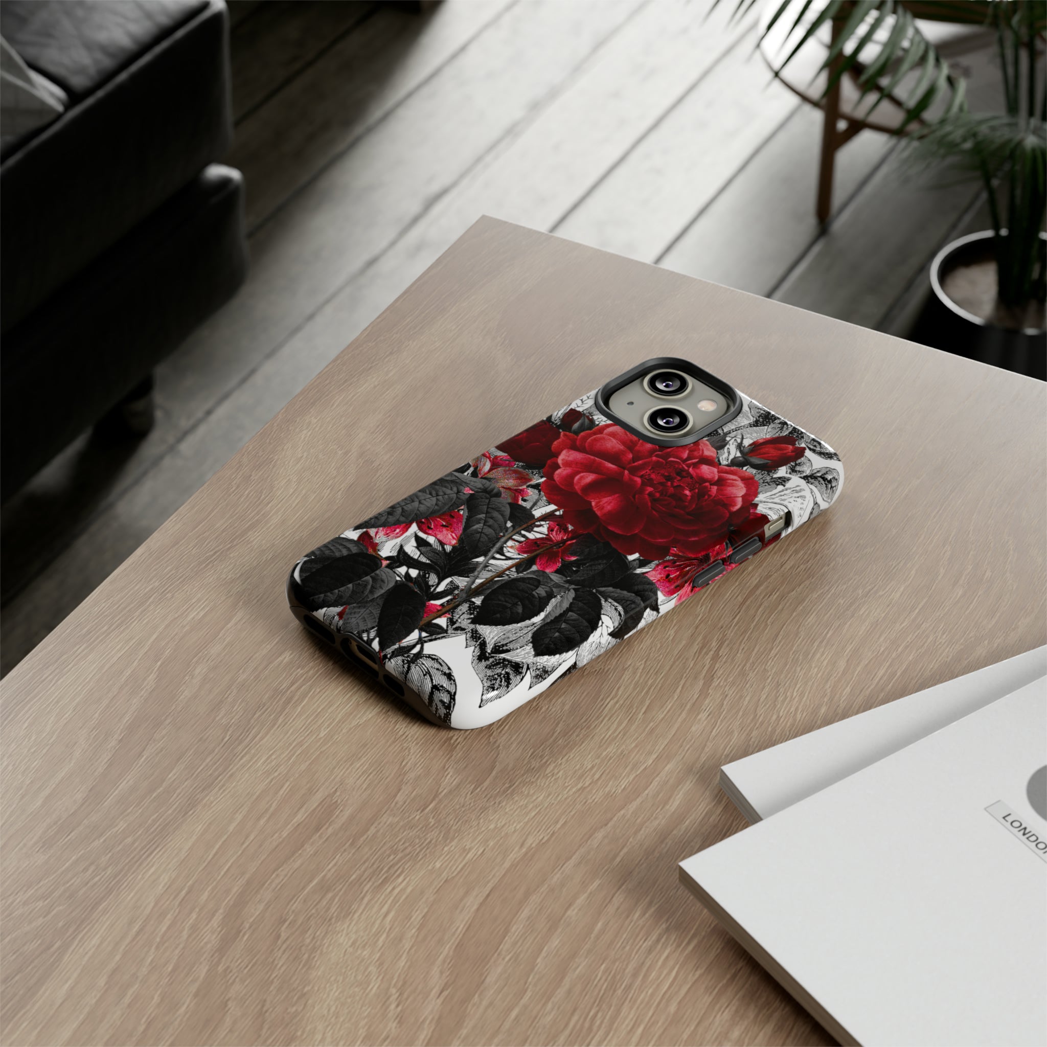 Grunicked Gothic Flower - Protective Phone Case