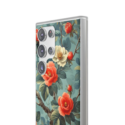 Coral Bloom Samsung S23 Ultra Case - Soft