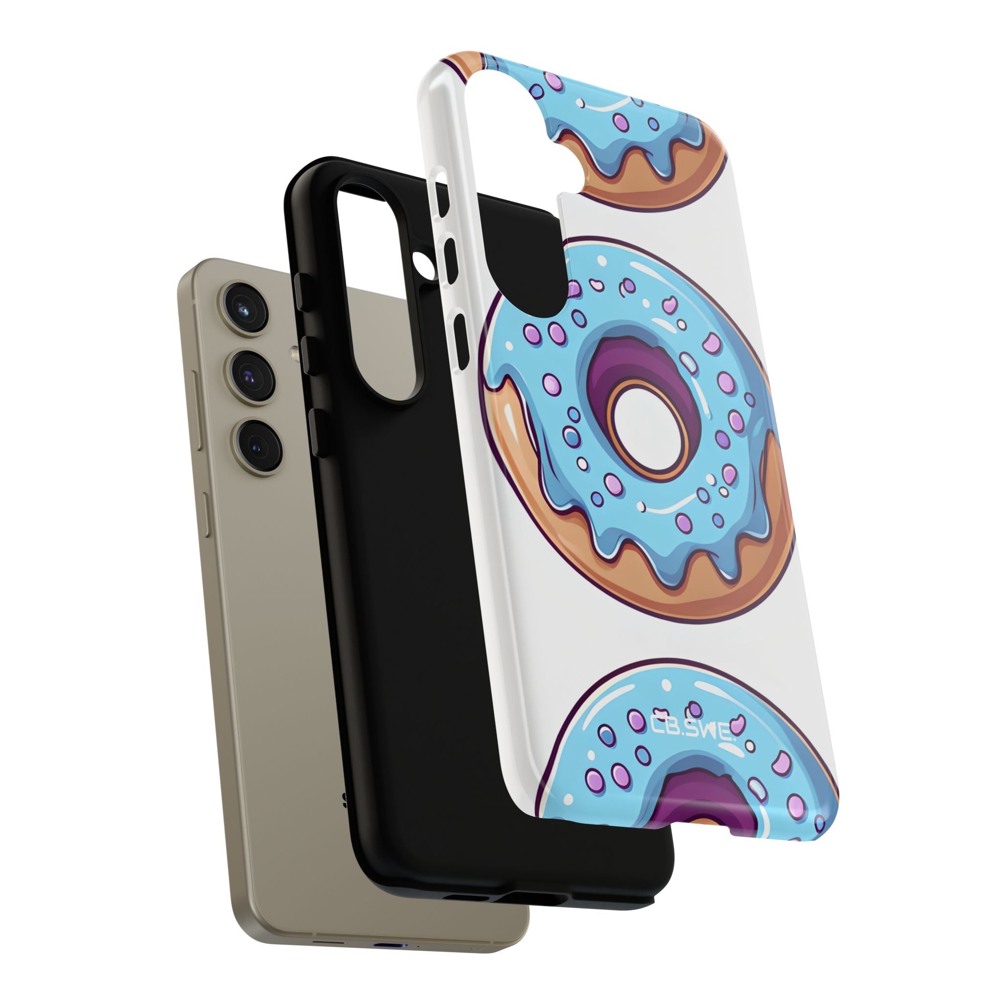 Playful Cartoon Donuts Kids Seamless Samsung S24 - Tough