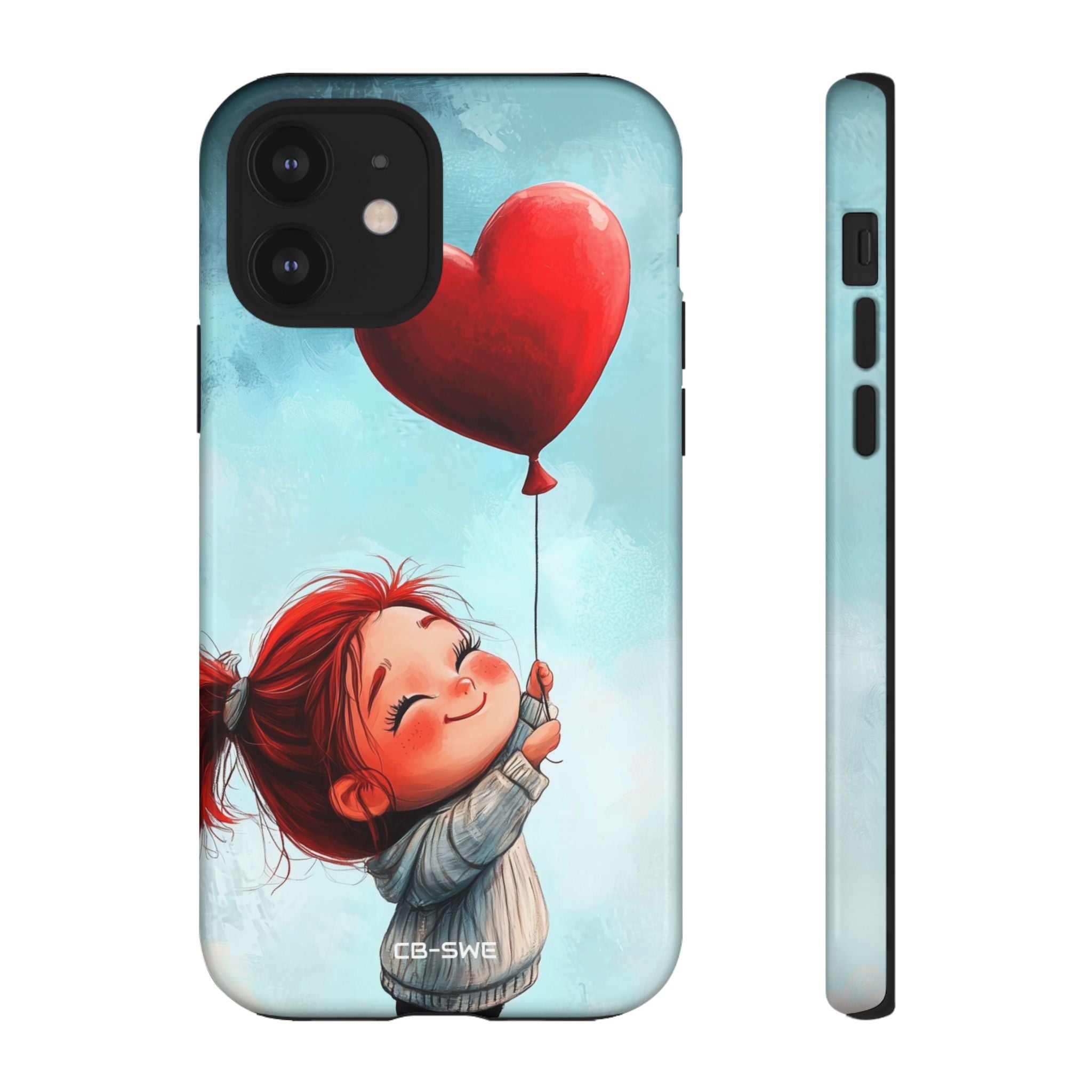 Joyful Girl Flies - iPhone Case