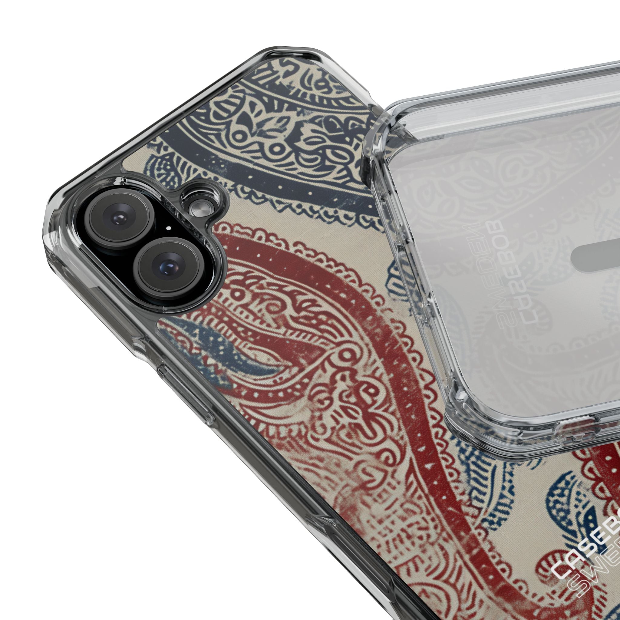 Ornate Paisley Swirl iPhone 16 - Impact Clear+