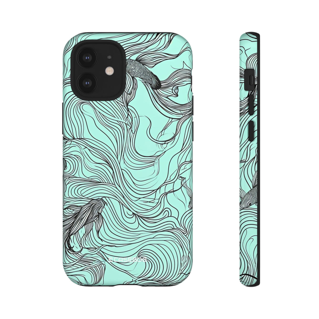 Aqua Serenity | Protective Phone Case for iPhone