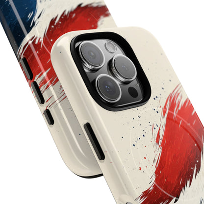 Red Surge iPhone 16 Pro Case - Tough+