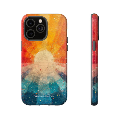 Sunburst Energy - Tough iPhone 14 Phone Case