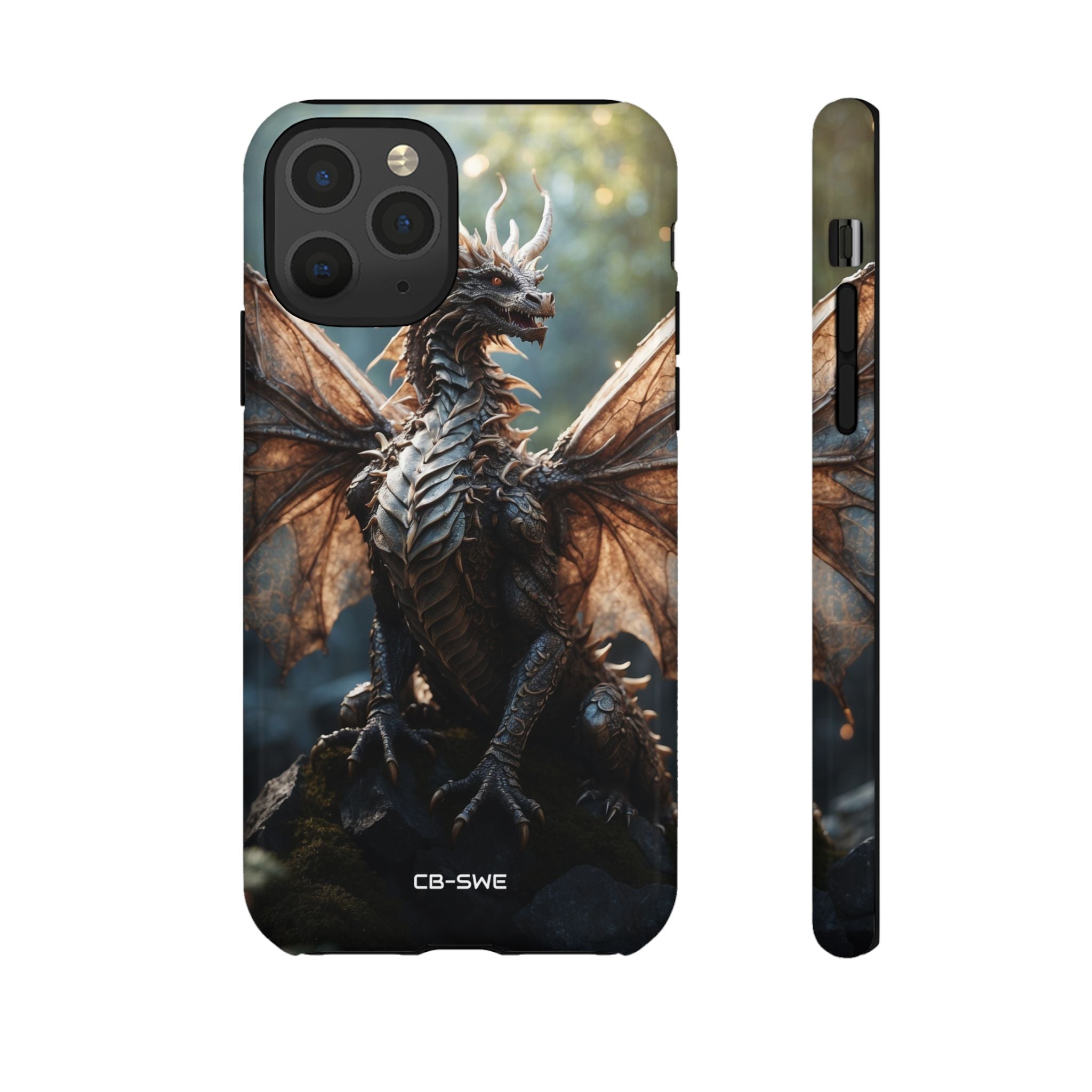 Majestic Dragon Glows - iPhone Case