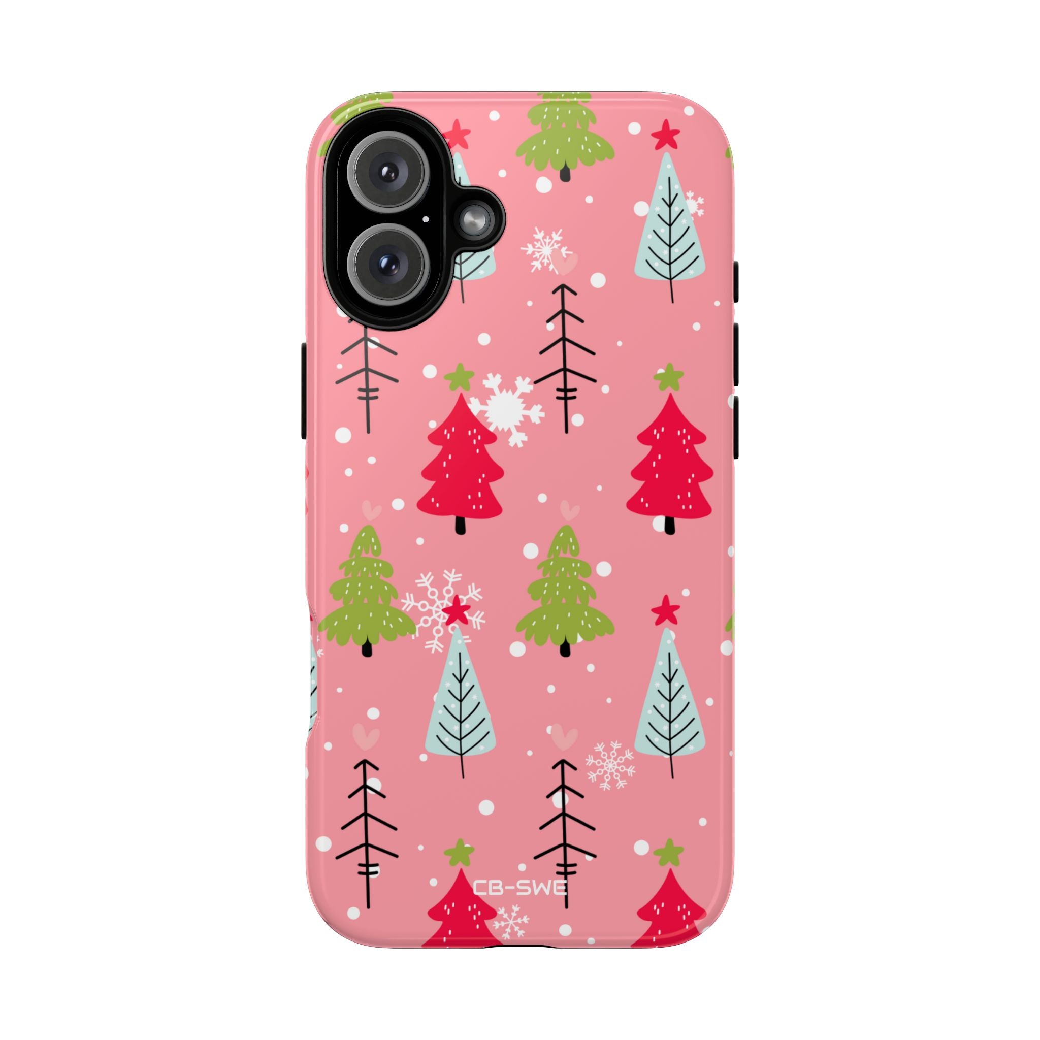 Festive Trees Dance - iPhone Case