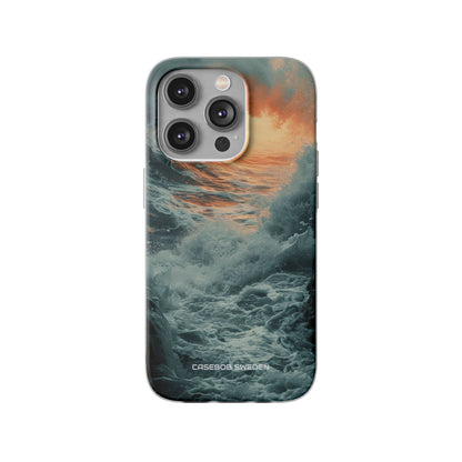 Fiery Wave Power - Flexi iPhone 14 Phone Case