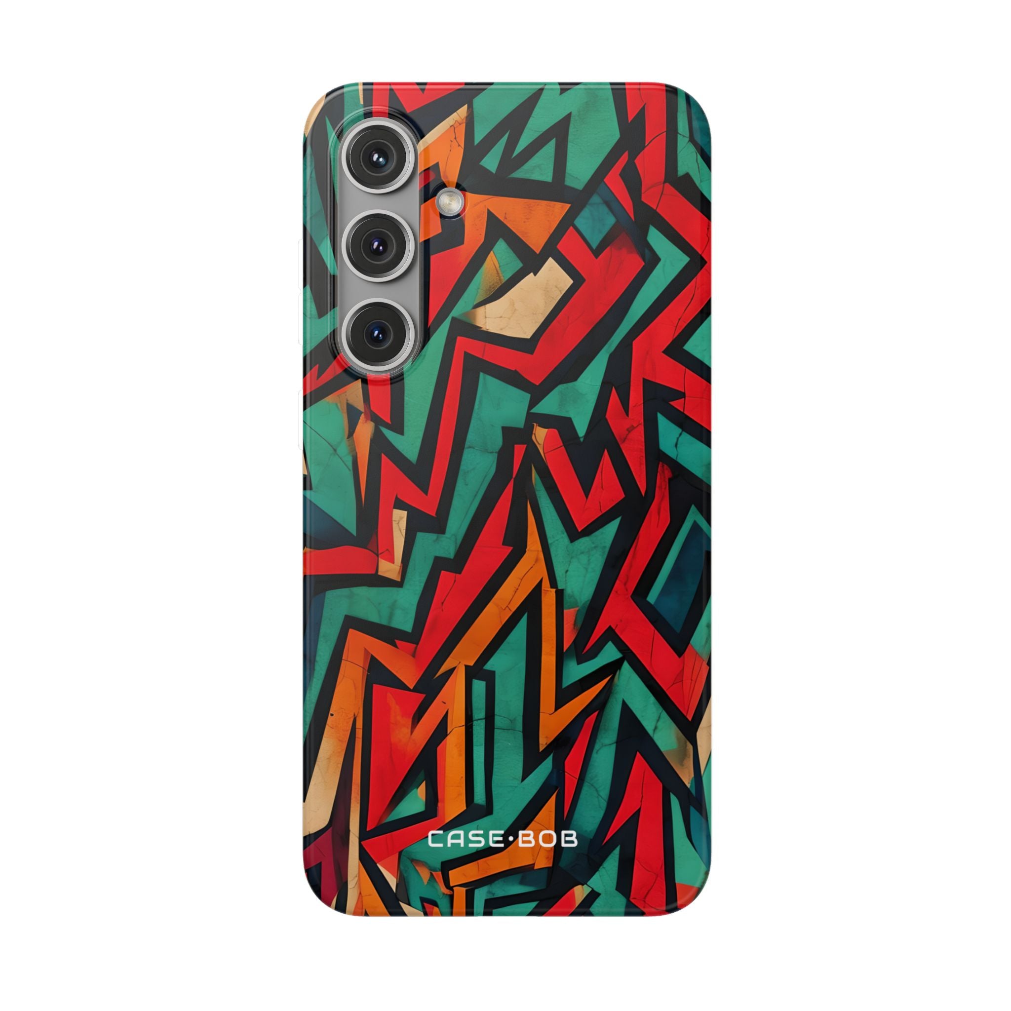 Crimson Zigzag Samsung S24 Plus Case - Soft