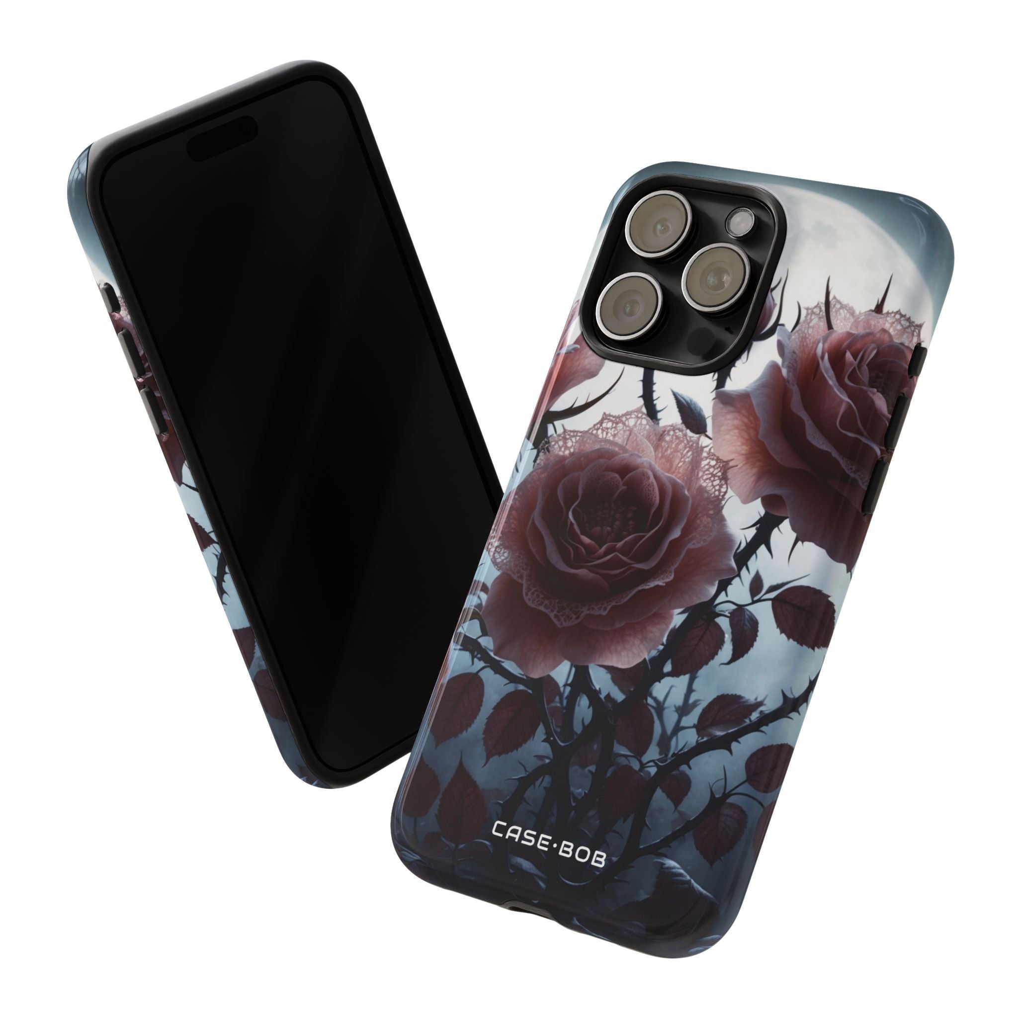 Luminous Rose Thorns iPhone 15 Pro Max Case - Tough
