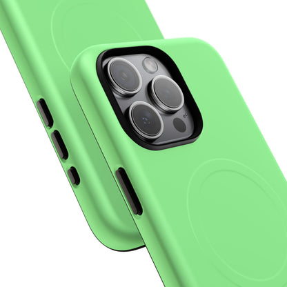 Pale Green iPhone 15 | Tough+ Phone Case