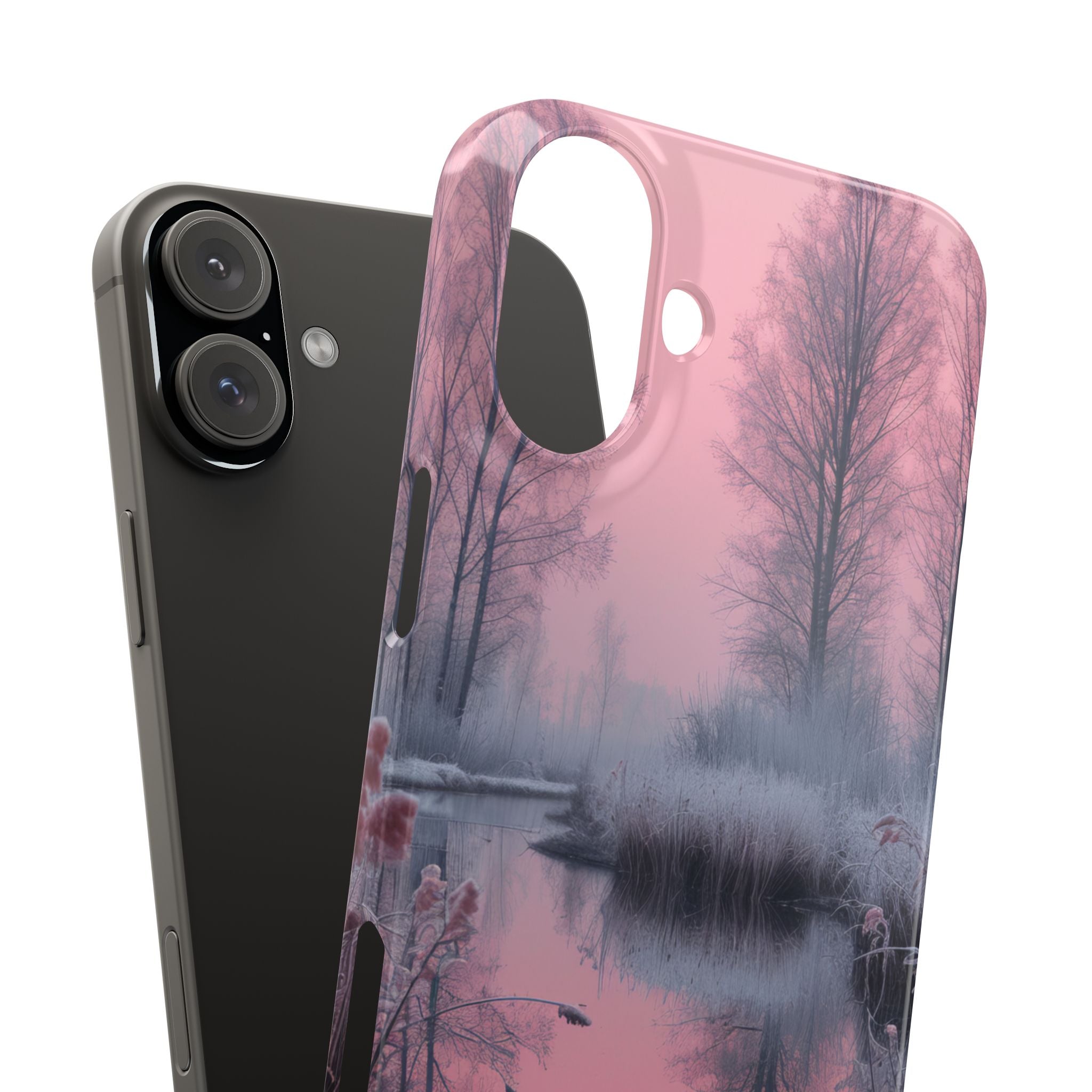 Pink Serenity Case - Slim iPhone 16 Phone Case