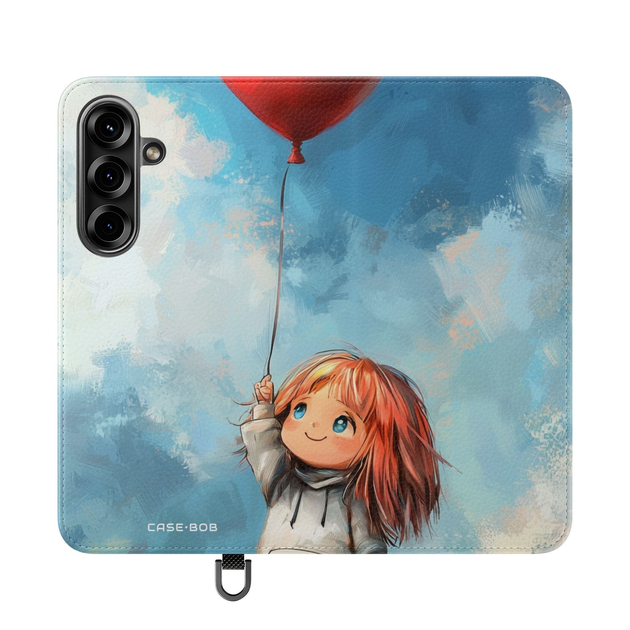 Heart Balloon Glow - Samsung S25 Case - Lompakko